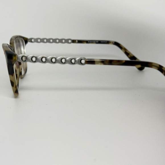 Coach HC 6121 Eyeglasses Grey Green Tortoise Cat Eye Frames 5518 55-17-140 22129 - Picture 2 of 7